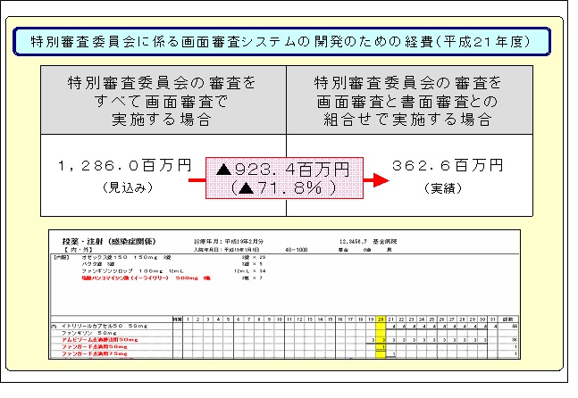 特別審査委員会に係る画面審査システムの機能の限定の画像2